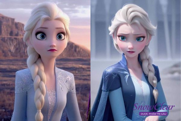 Tóc công chúa Elsa