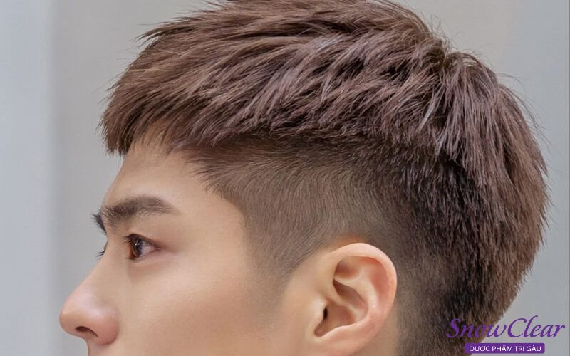 8 kiểu nhuộm tóc nam màu nâu hạt dẻ đẹp chuẩn sao Hàn