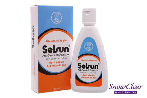 Dầu gội Selsun chứa Selenium Sulfide giúp trị ngứa da đầu hiệu quả
