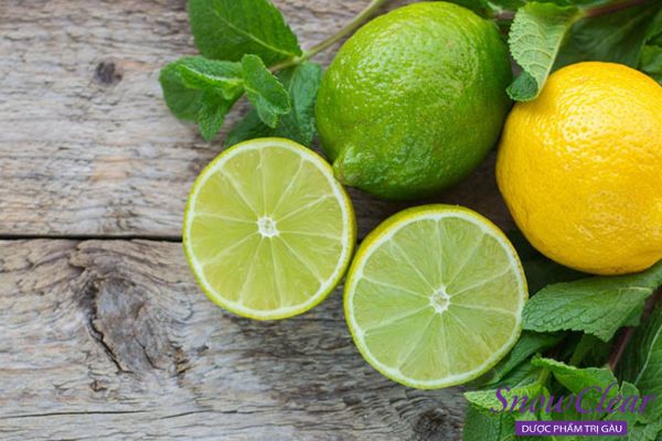 Chanh chứa axit citric giúp diệt khuẩn và giảm ngứa ngáy khó chịu