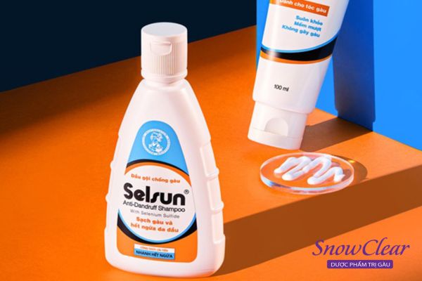 Dầu gội trị viêm da tiết bã ở đầu chứa Selenium Sulfide Selsun