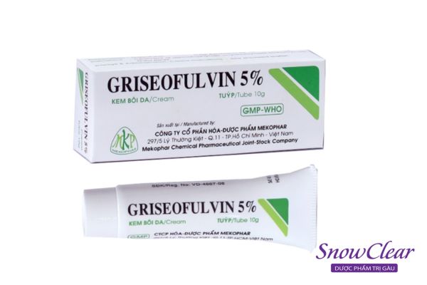 Thuốc bôi trị viêm da tiết bã ở đầu Griseolufin 5%