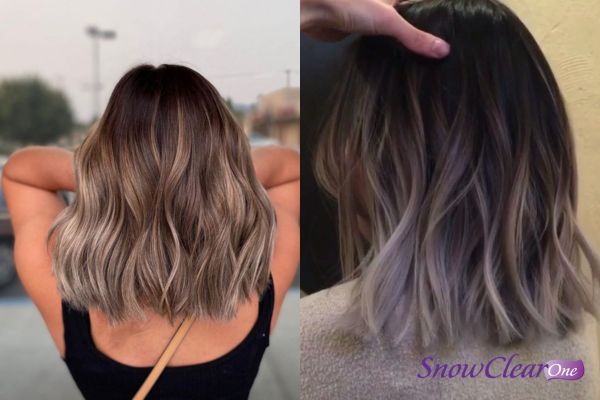 Layer lỡ nữ màu balayage