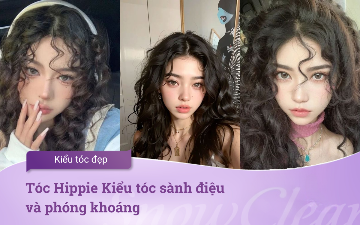 Tóc Hippie Kiểu tóc sành điệu và phóng khoáng