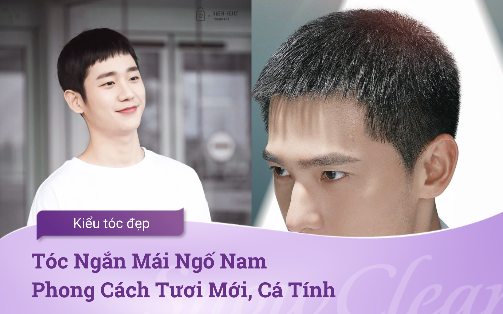 Tóc Ngắn Mái Ngố Nam Phong Cách Tươi Mới Cá Tính