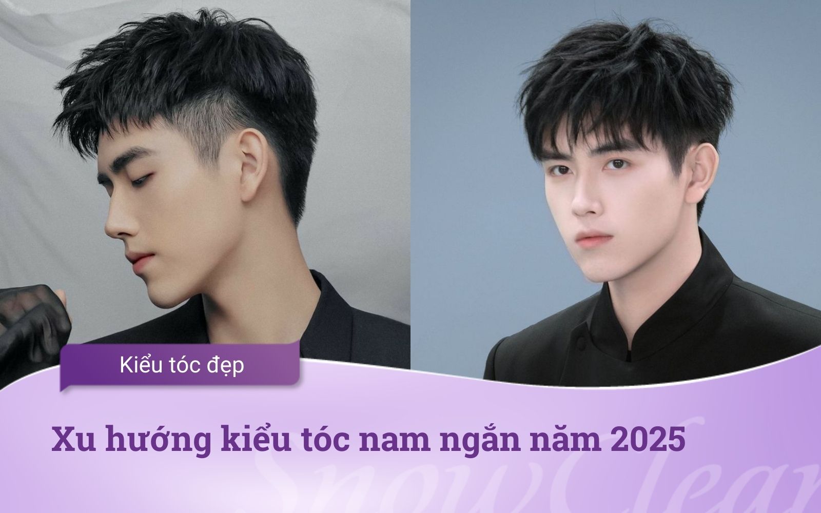 Xu hướng kiểu tóc nam ngắn năm 2025