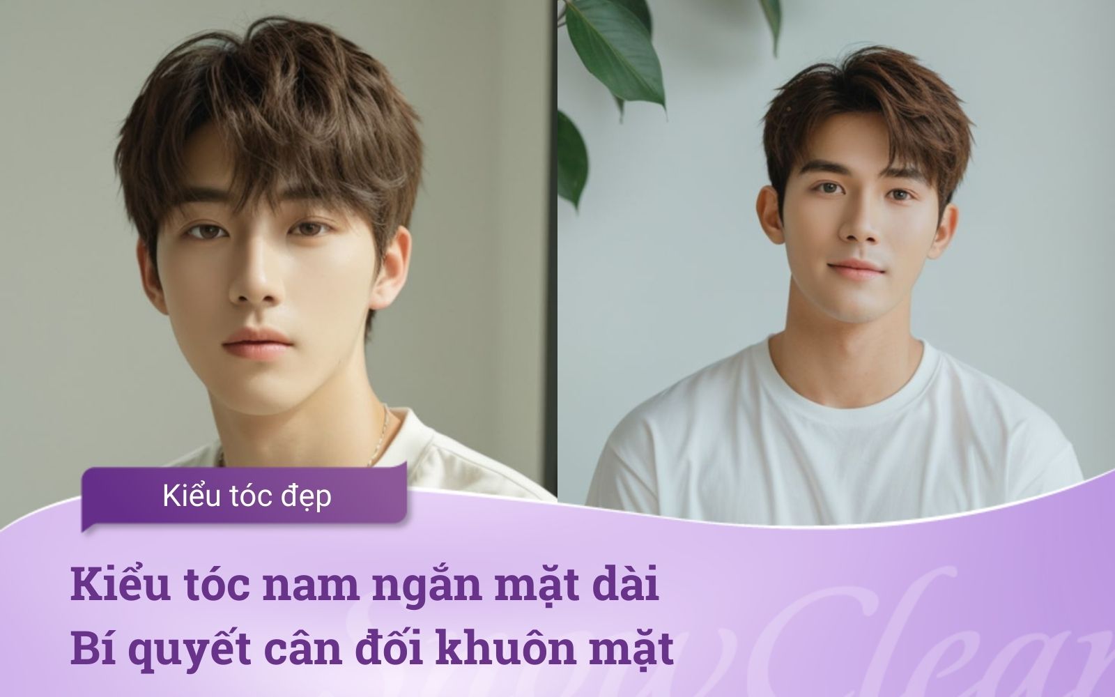 Kiểu tóc nam ngắn mặt dài Bí quyết cân đối khuôn mặt