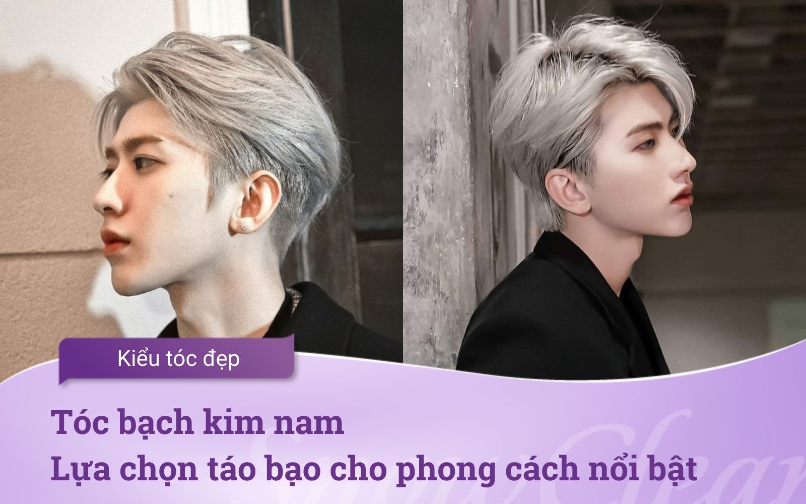 Tóc bạch kim nam Lựa chọn táo bạo cho phong cách nổi bật