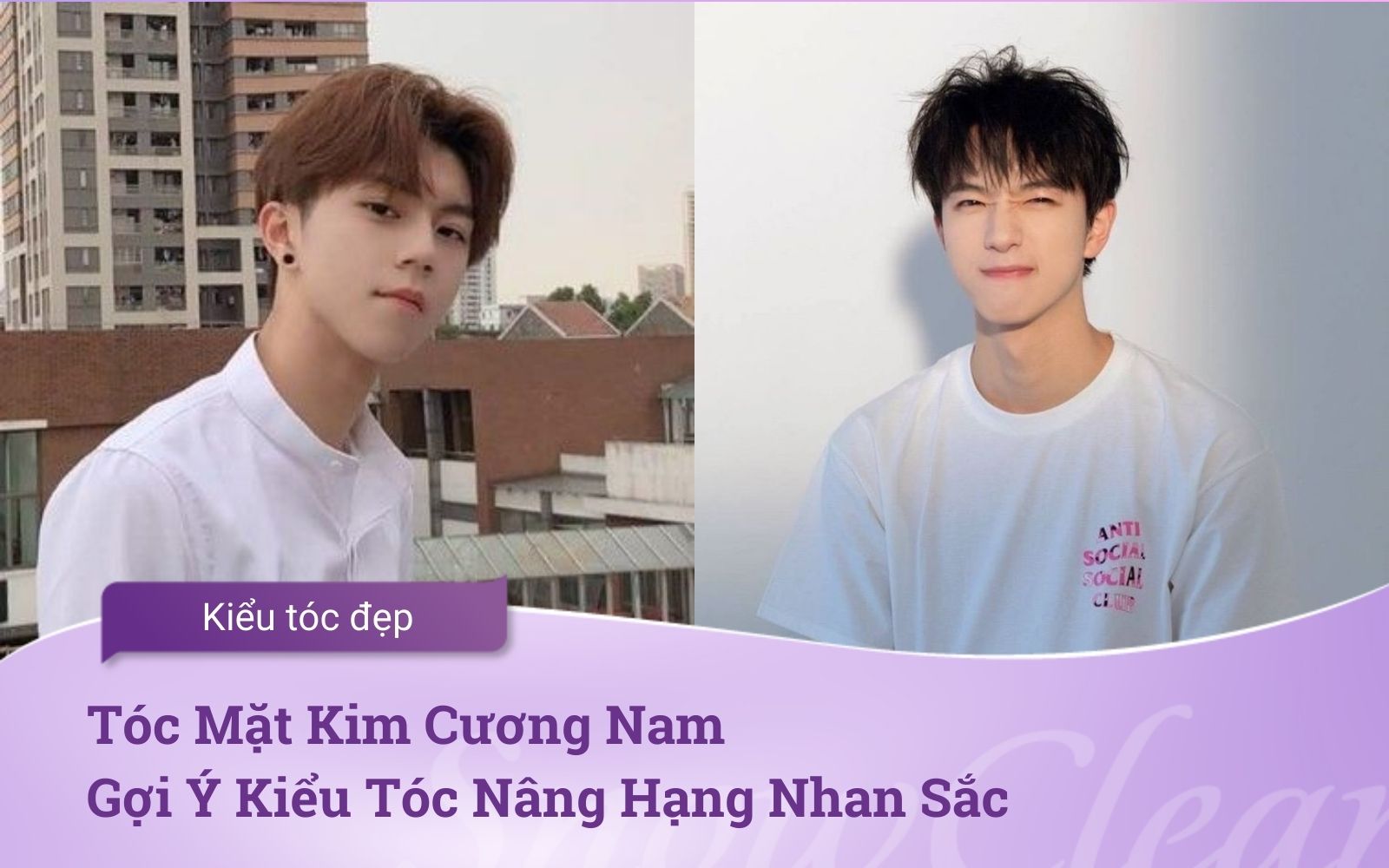 Tóc Mặt Kim Cương Nam Gợi Ý Kiểu Tóc Nâng Hạng Nhan Sắc