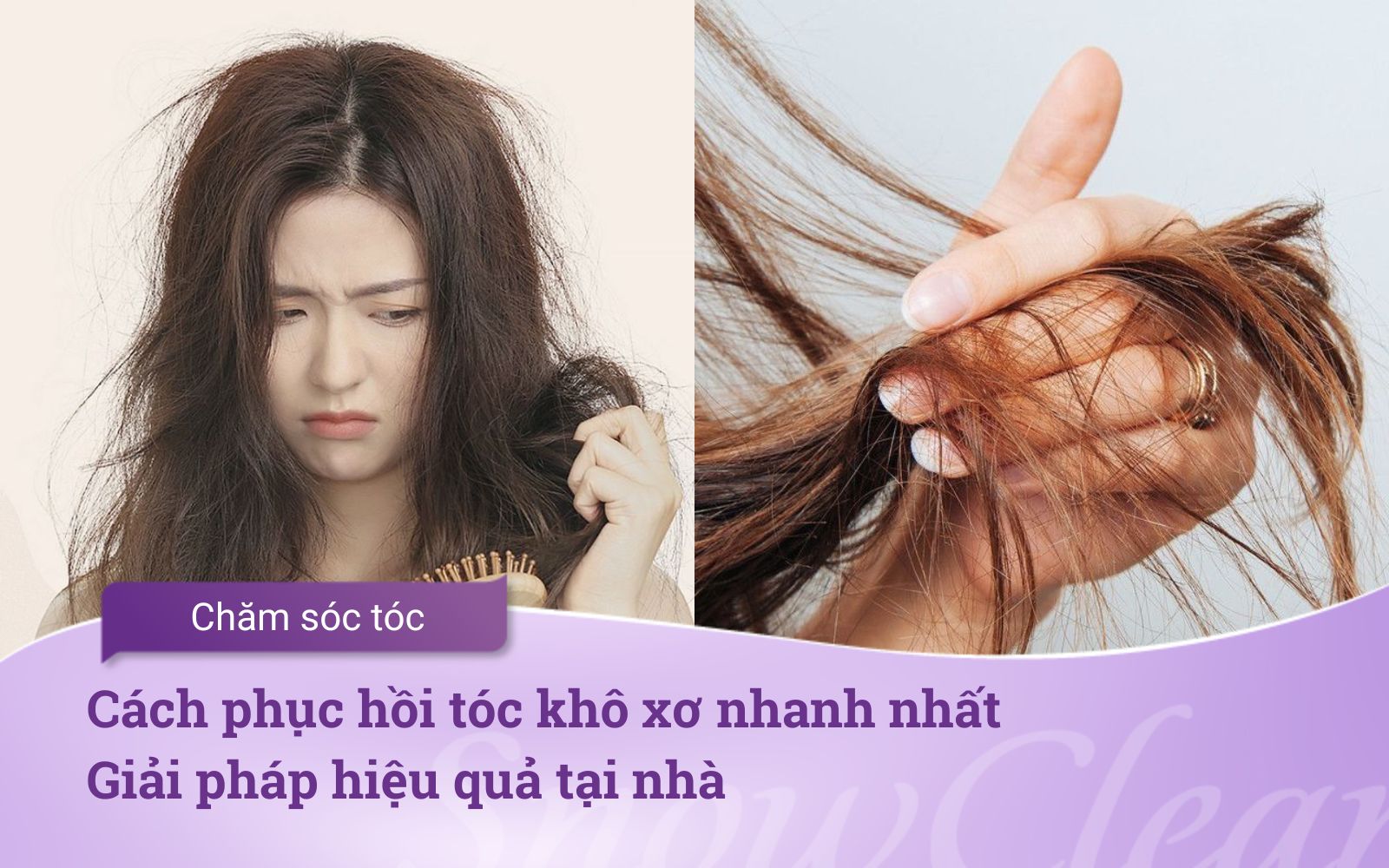 Cách phục hồi tóc khô xơ nhanh nhất Giải pháp hiệu quả tại nhà