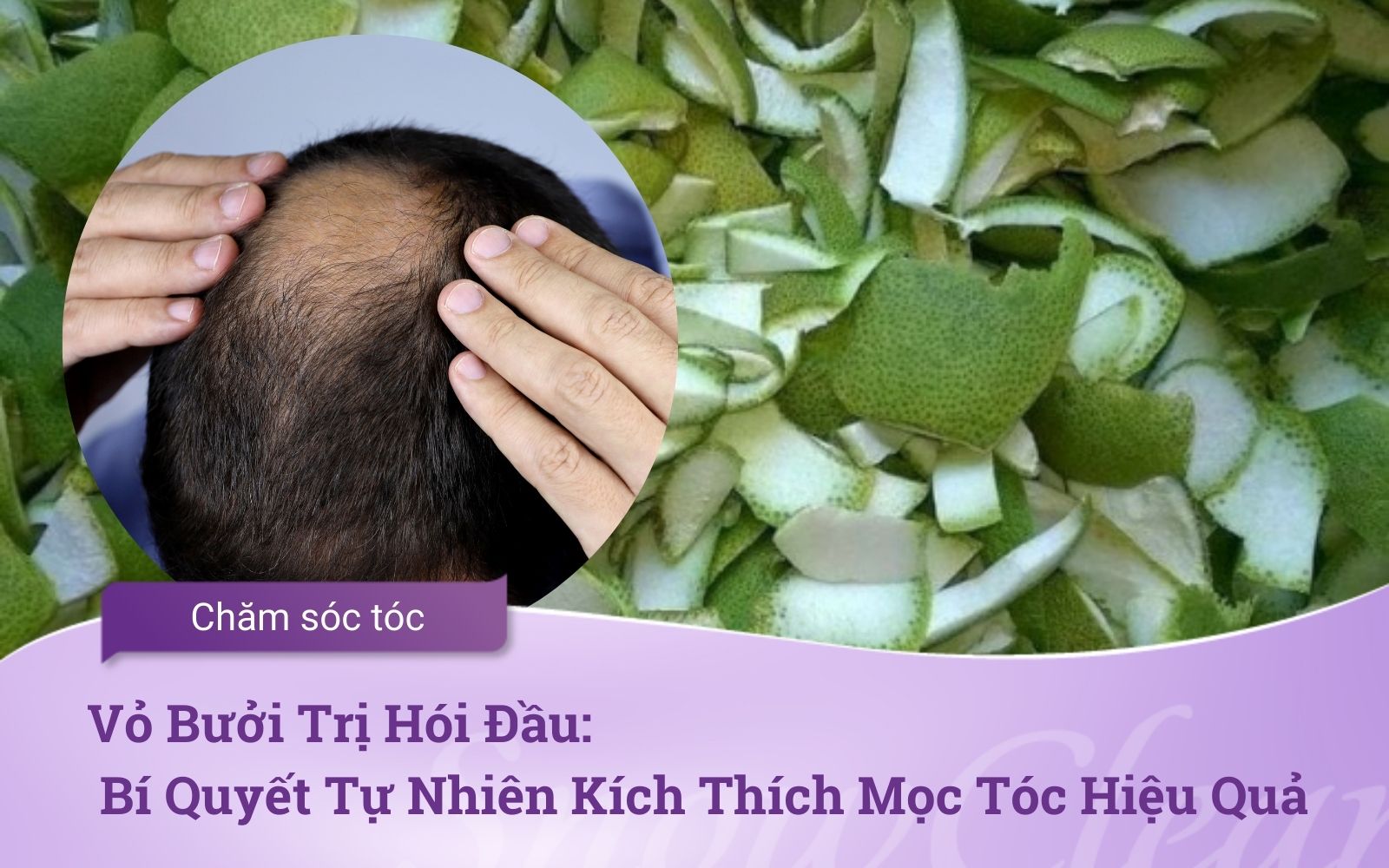 Vỏ Bưởi Trị Hói Đầu Bí Quyết Tự Nhiên Kích Thích Mọc Tóc Hiệu Quả
