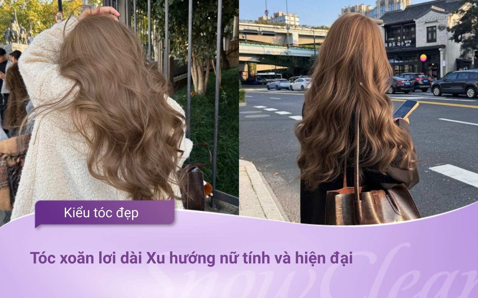 Tóc xoăn lơi dài Xu hướng nữ tính và hiện đại