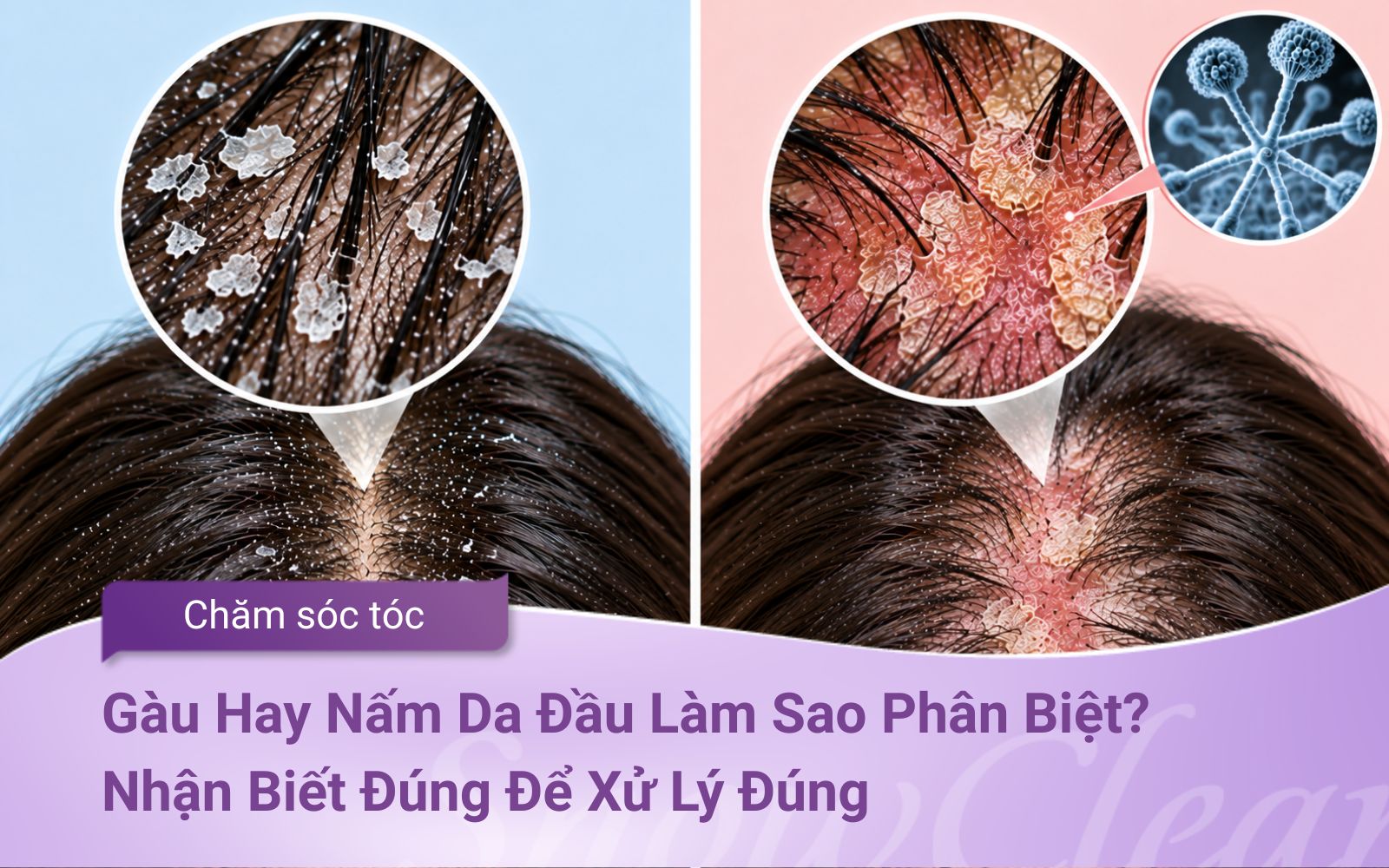 Gàu Hay Nấm Da Đầu Làm Sao Phân Biệt? Nhận Biết Đúng Để Xử Lý Đúng