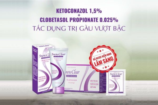 Các đặc điểm dược lý của dầu gội trị gàu SnowClear