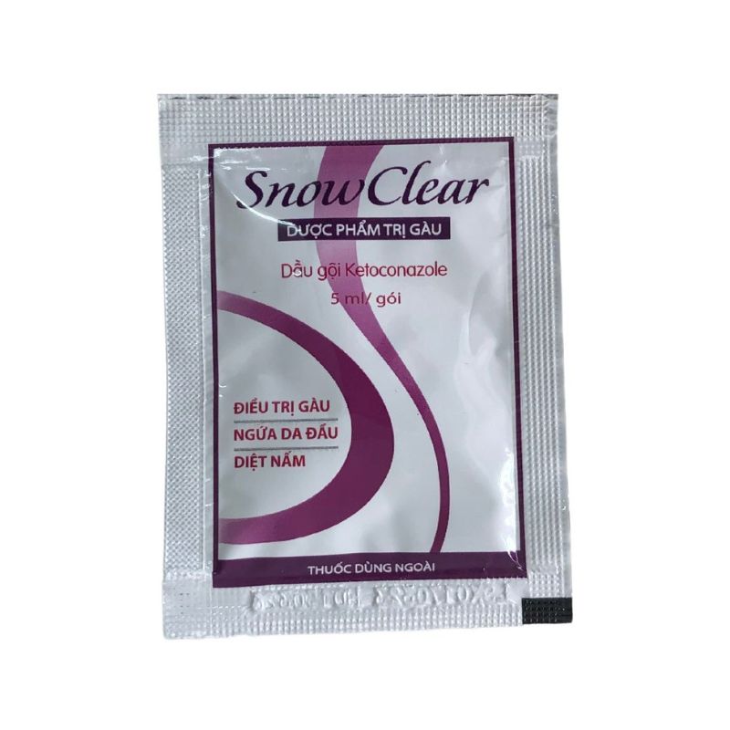 Dầu gội trị gàu SnowClear hộp 50 gói 5ml