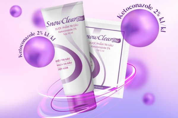 Dầu gội trị gàu SnowClear One chứa 2% Ketoconazole