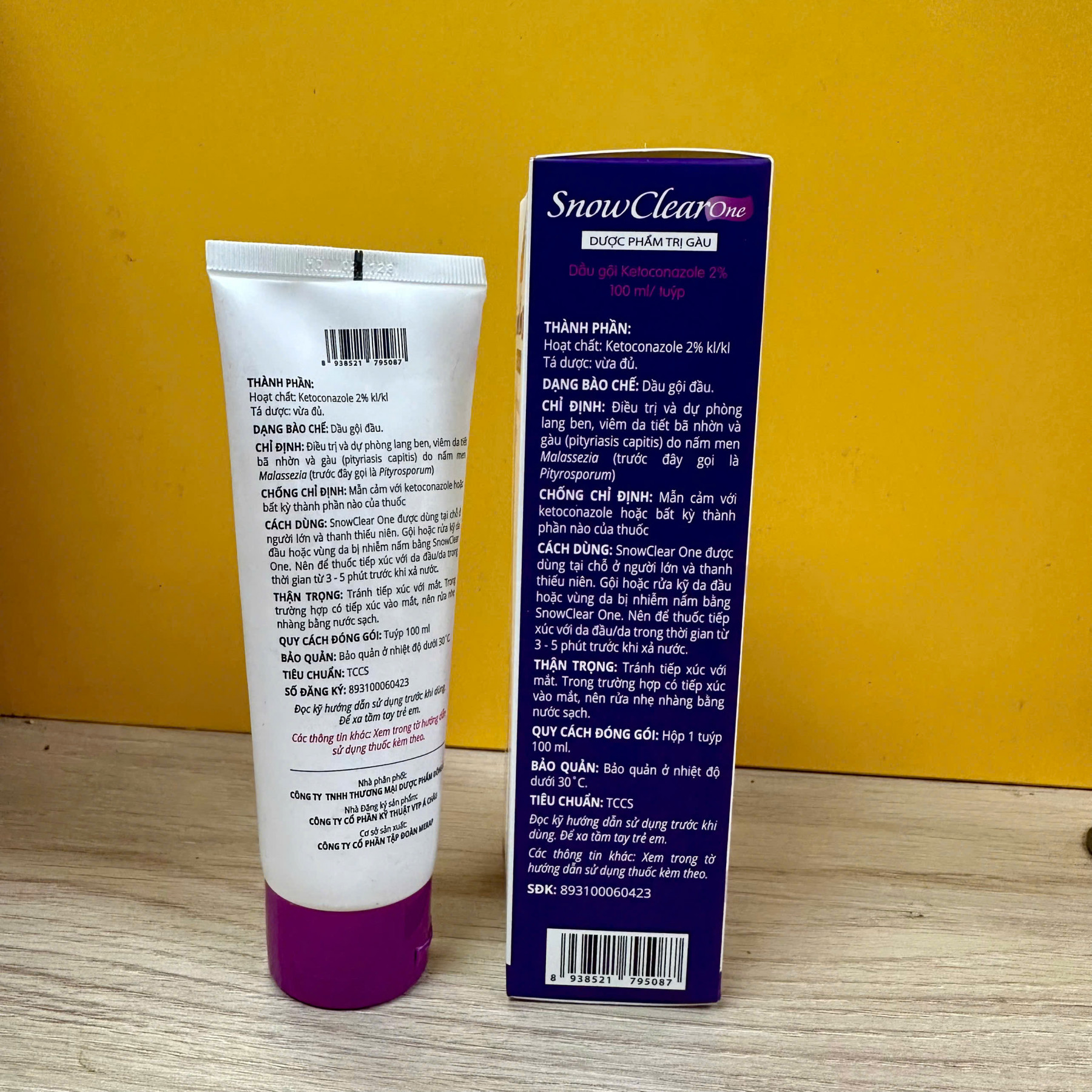 Dầu gội trị gàu SnowClear One tuýp 100ml